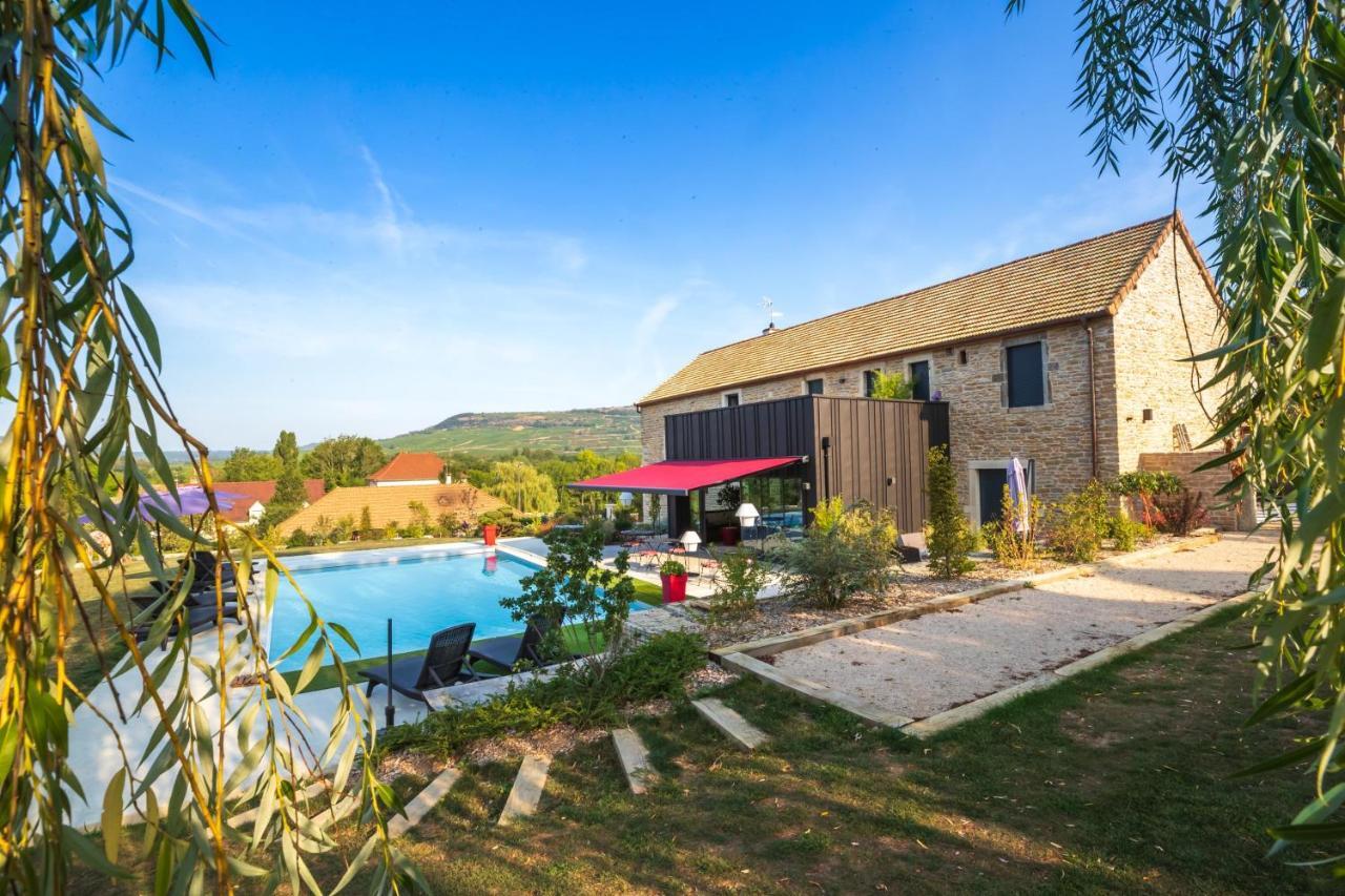 Bed and Breakfast Nuits Aux Sources Chassey-le-Camp Exterior foto